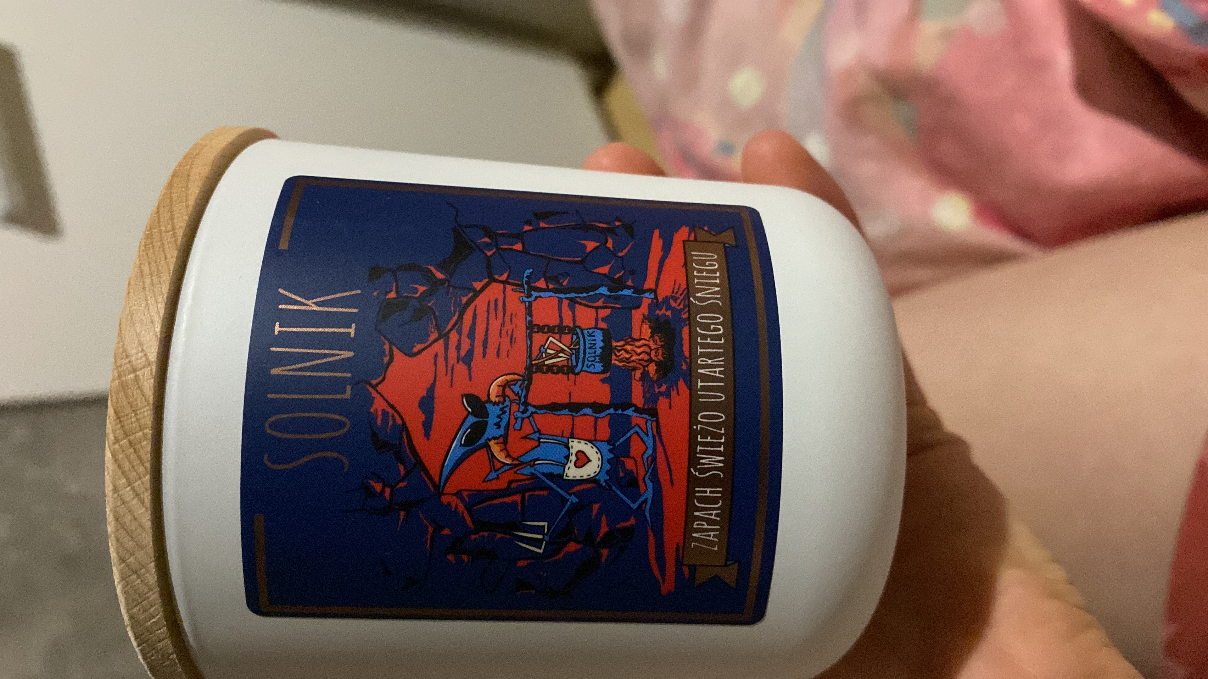 Duża świeca sojowa premium | Solnik | 210 ml